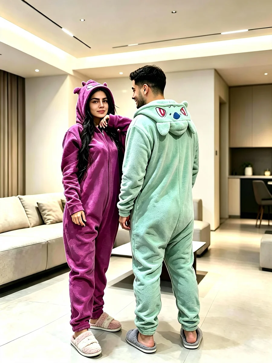 Pijama Gengar y Bulbasaur de Jetin Store